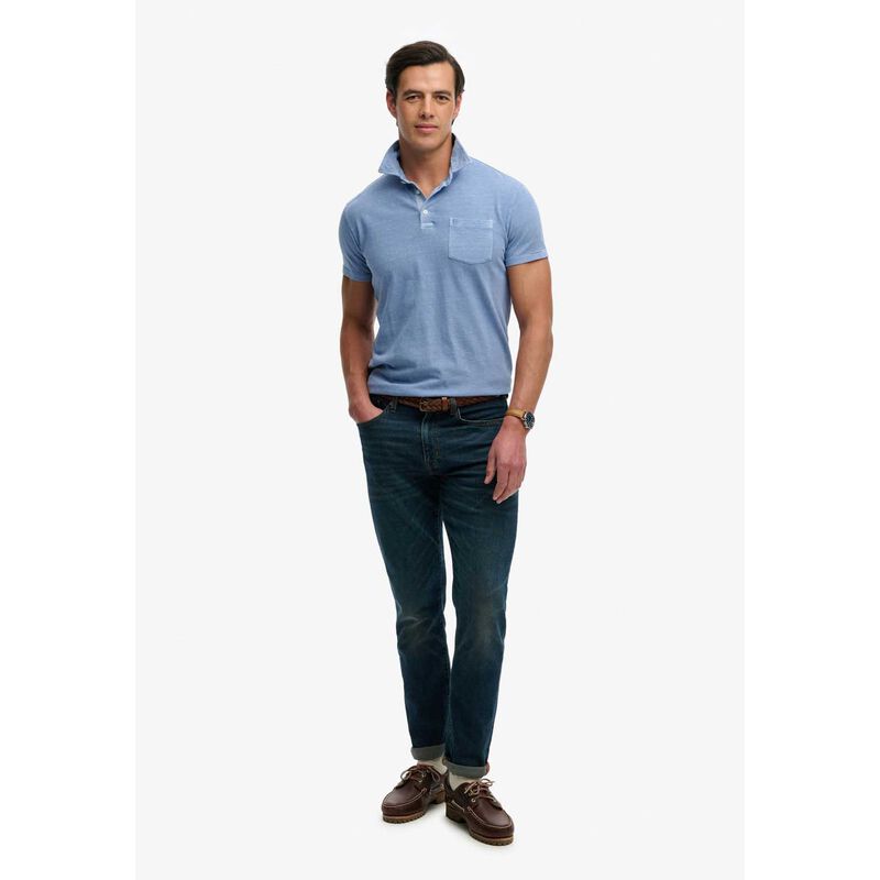 Superdry Classic Cotton Linen Polo image number 3